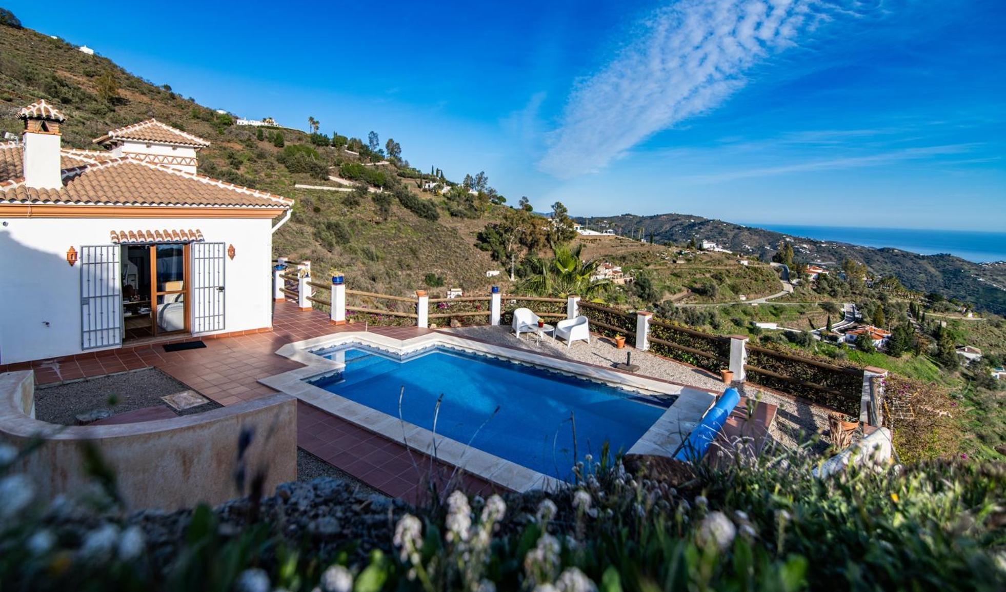 Villa Los Naranjos Sayalonga Kültér fotó
